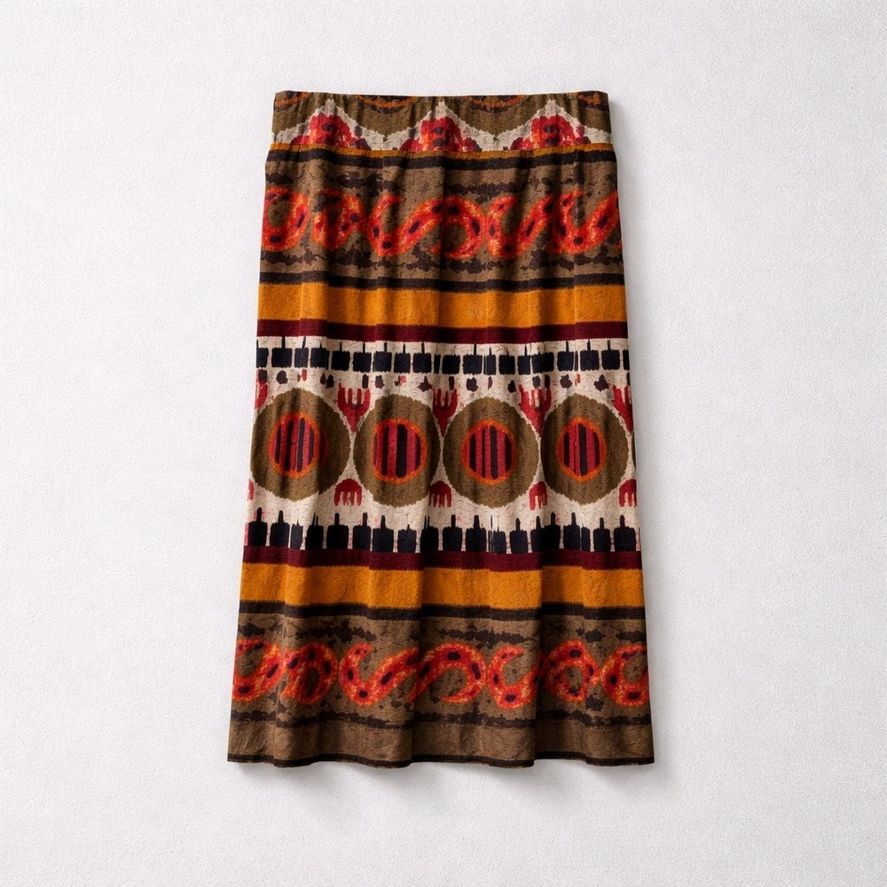 Vintage 90s Liz Baker Womens Maxi Skirt Floral Large - Picture 11 of 11